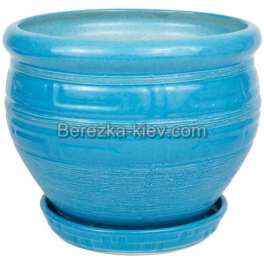 Горшок Кивано синий (диаметр 25 см)